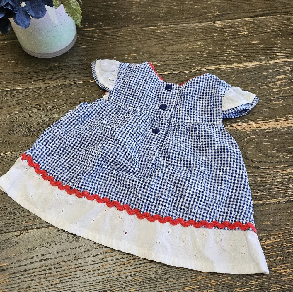 Cradle Togs Baby Dress 3/6 Months Sweet Cherry